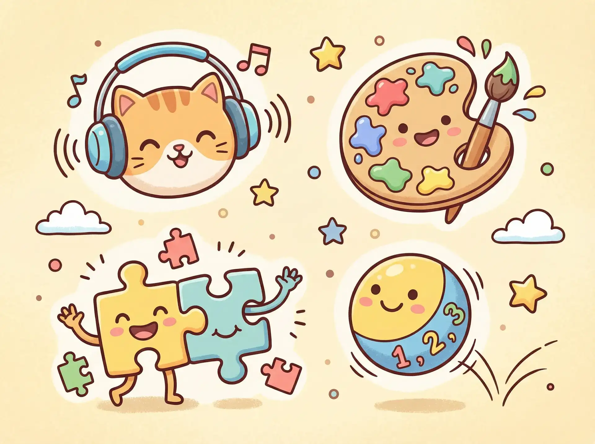 小朋友的手工作品 - 美女露胸 益智创作